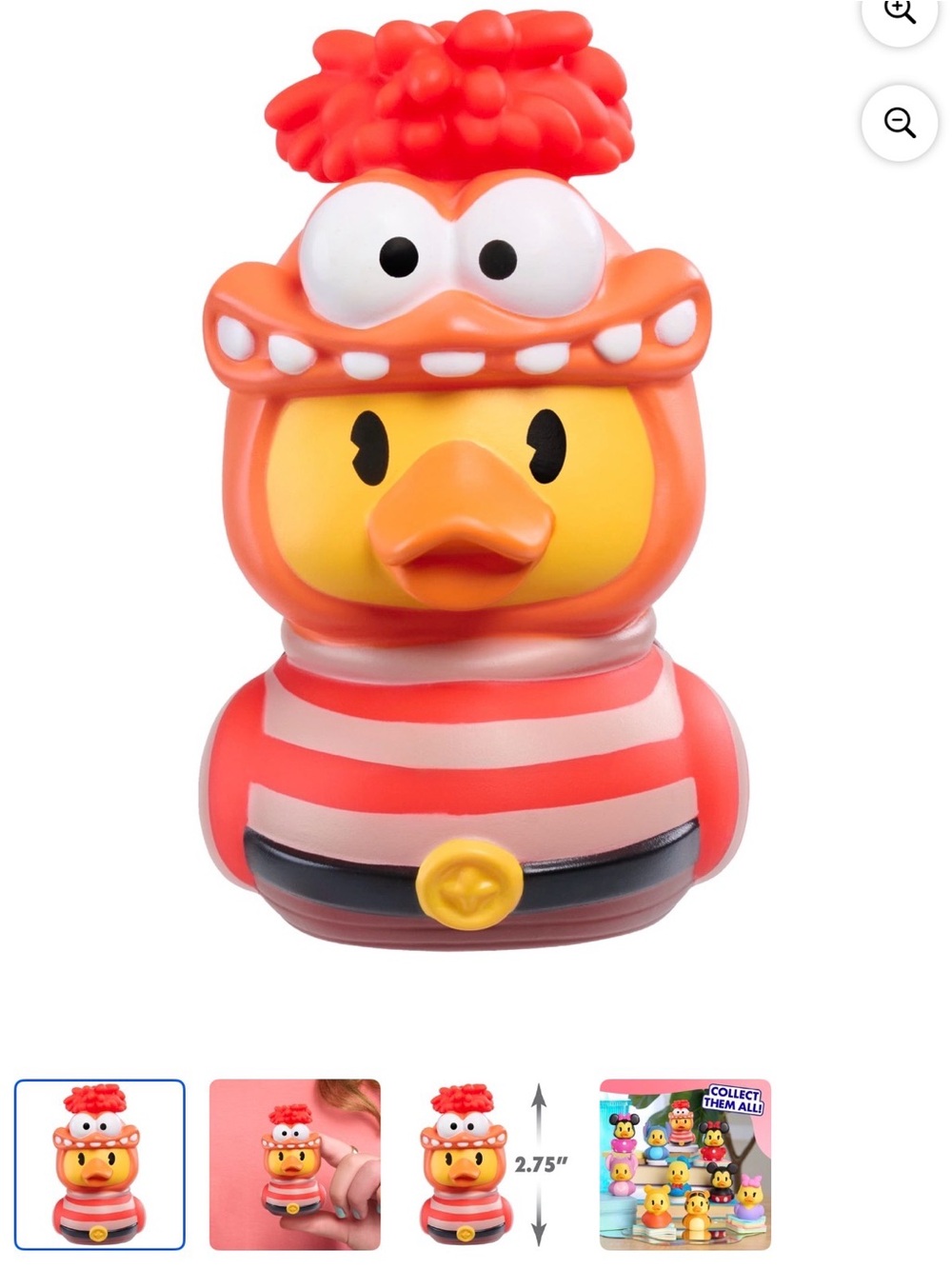 Duckalooz Disney Pixar Anxiety Small Toy Duck